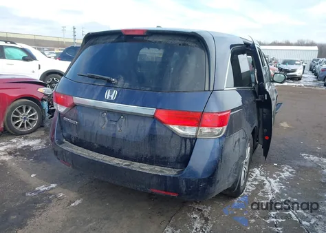 2017 Honda Odyssey Ex-L из США, поврежденный, VIN 5FNRL5H62HB024253